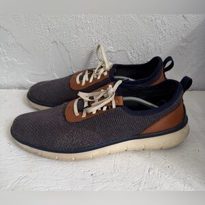 Cole Haan Generation Zero Grand Stitchlite Men 11 Blue Sneaker Shoes *No Insoles